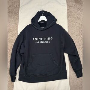 Anine Bing Alto Black Hoodie size XS